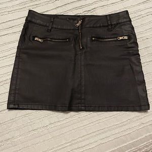 Zara women premium denim wear collection mini skirt